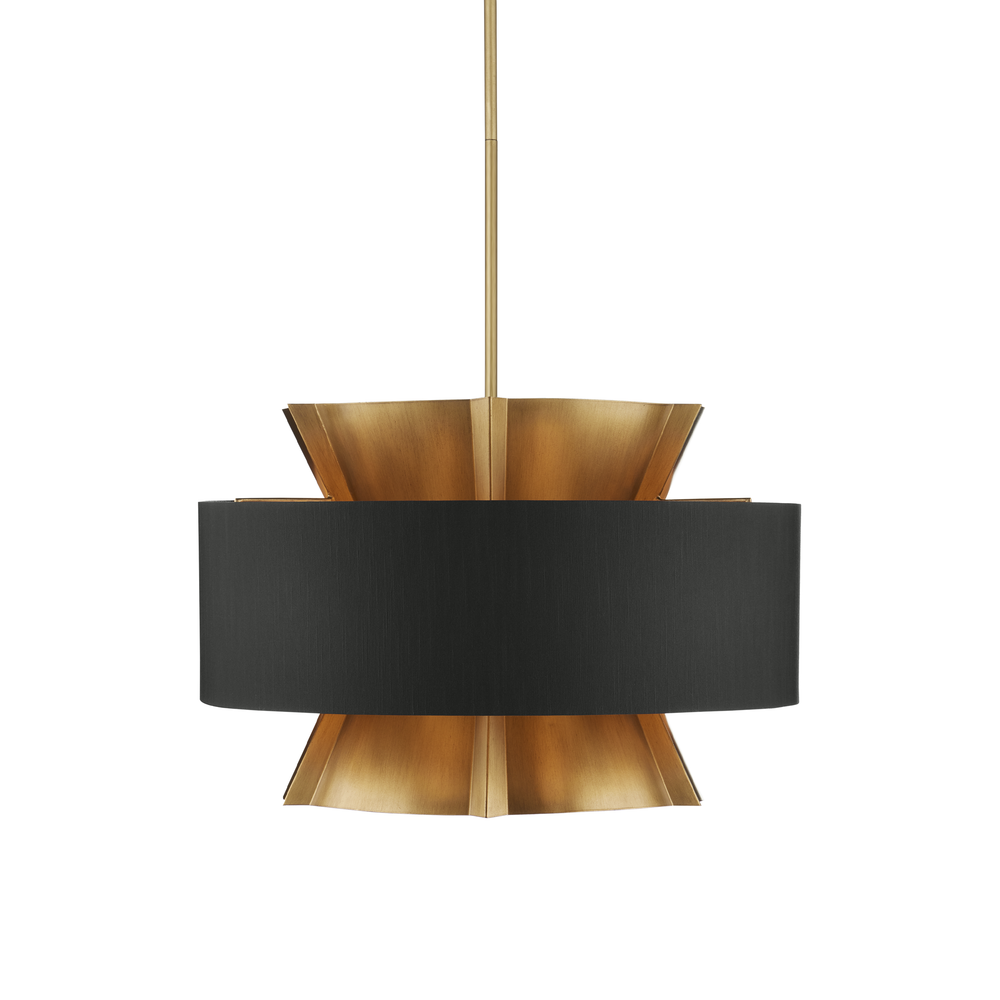 
                      
                        Oxenwood Brass & Black Chandelier
                      
                    