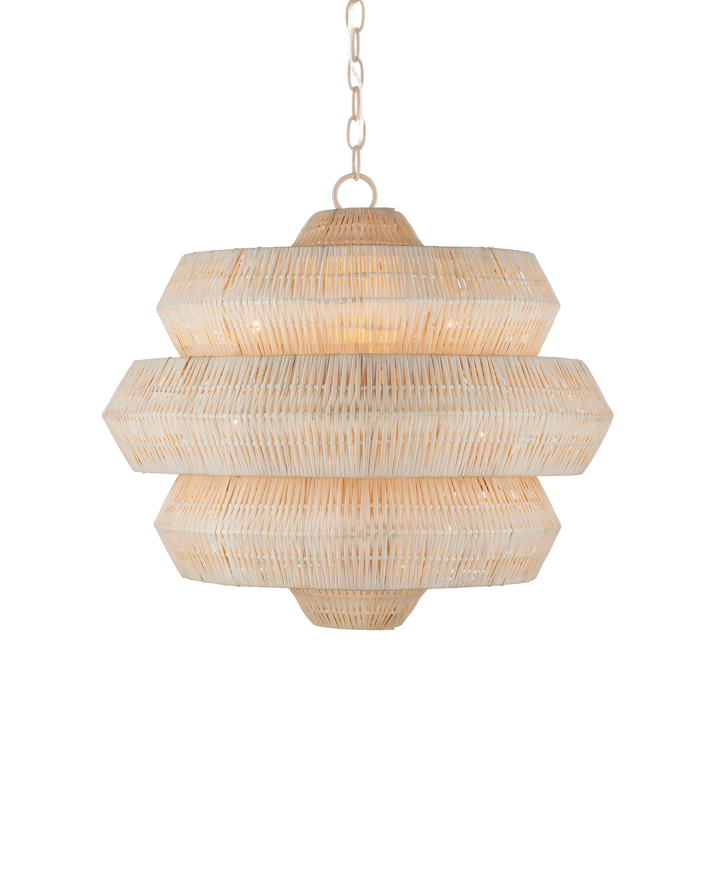 Antibes Small White Chandelier - Thumbnail 4