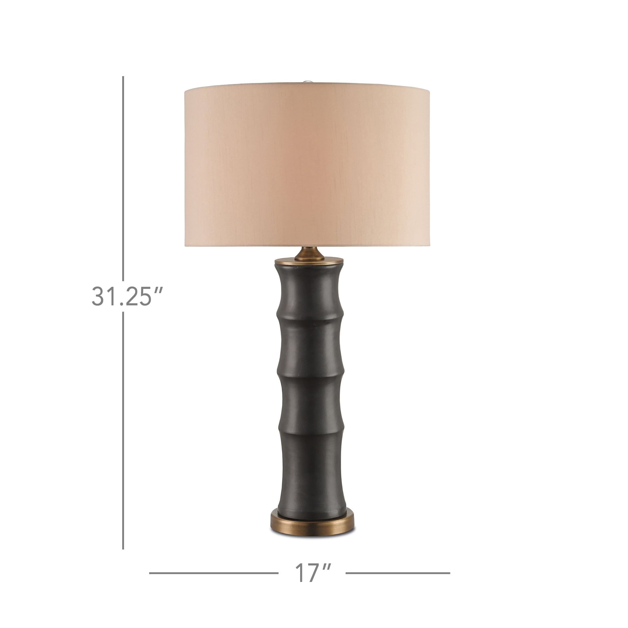 Roark Black Table Lamp