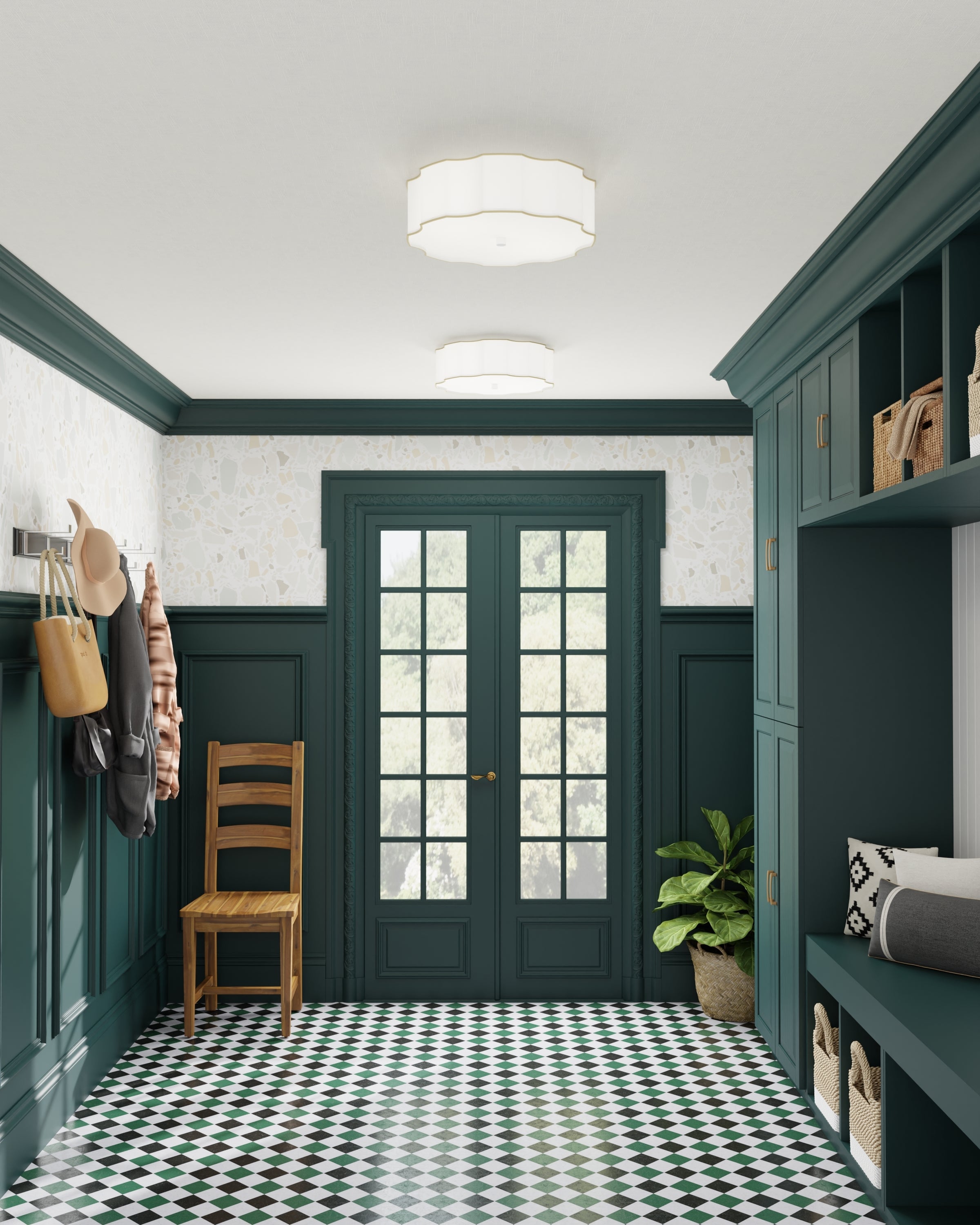 Currey & Company Wexford Flush Mount - Thumbnail 4