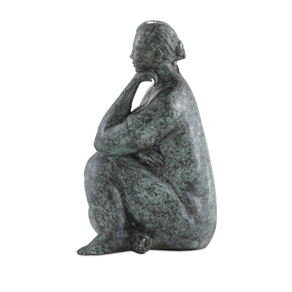 
                      
                        Lady Meditating Bronze.
                      
                    