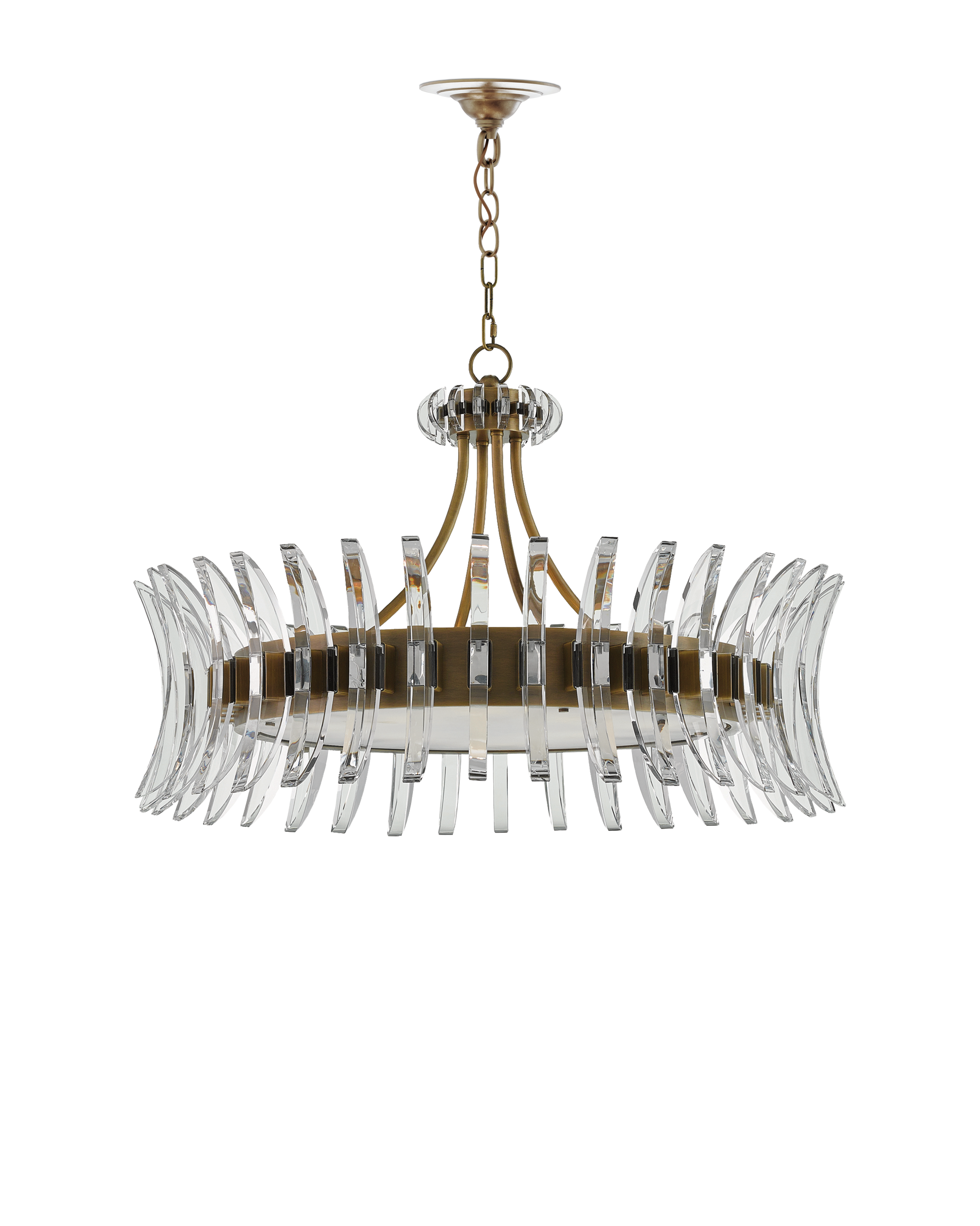 Coquette Brass Chandelier - Thumbnail 4