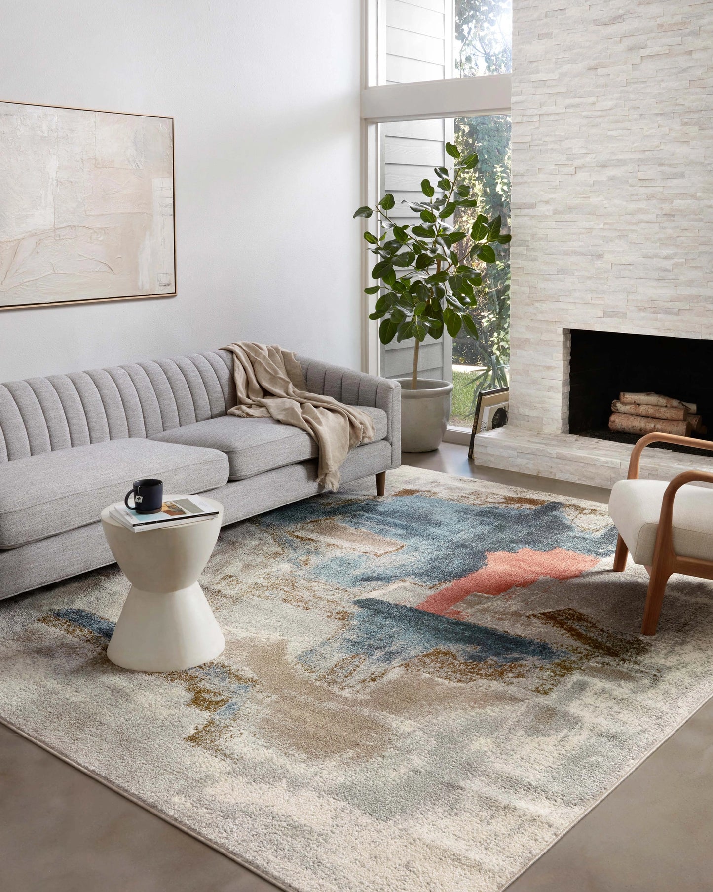 Loloi Spirit Stone / Multi 7'-10" x 10' Area Rug