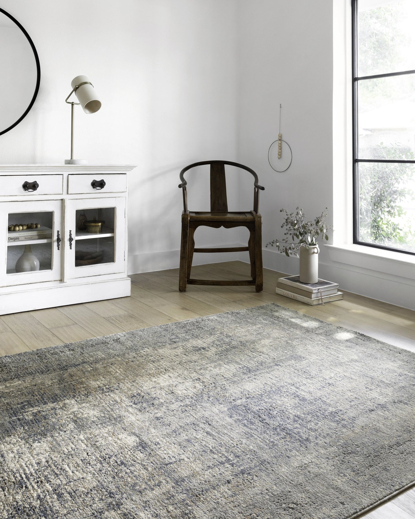 Loloi Teagan Denim / Slate 2'-8" x 13' Runner Rug