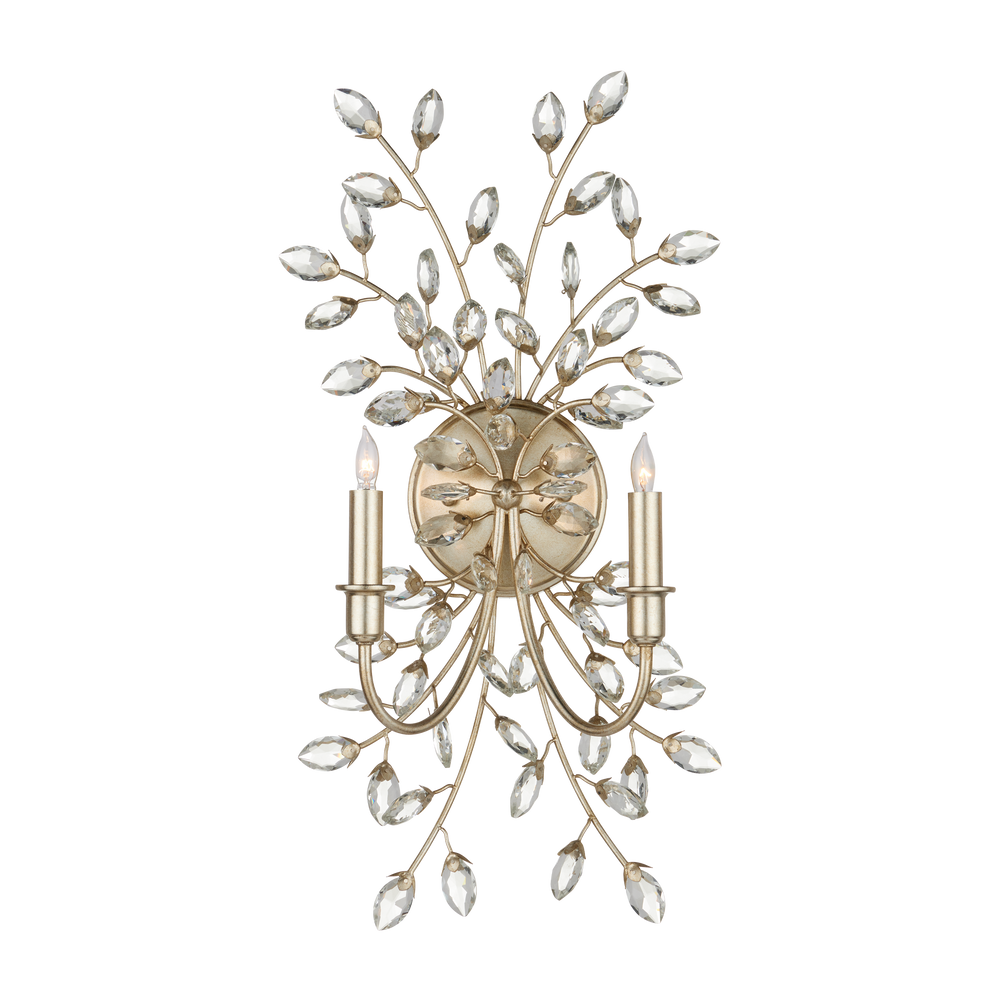 
                      
                        Forget-Me-Not Silver Wall Sconce
                      
                    