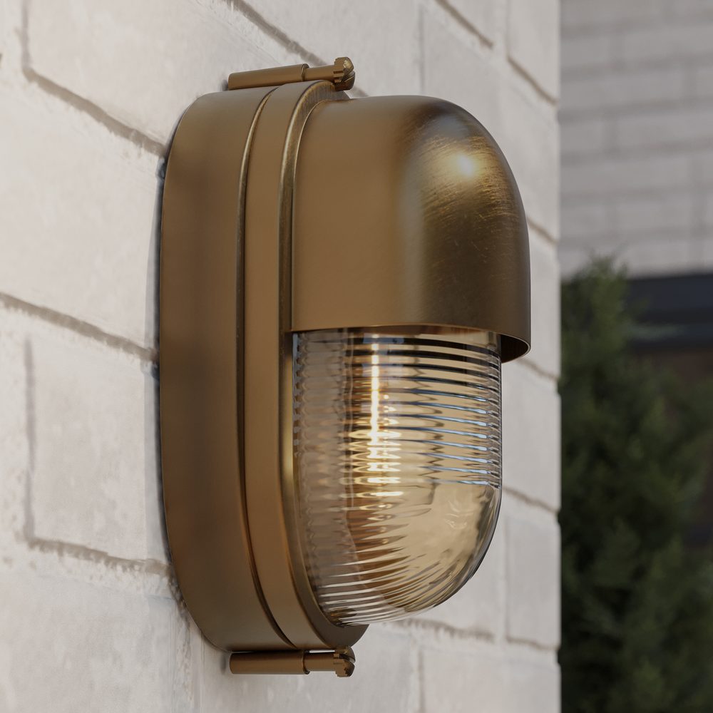 
                      
                        Maritime Brass Outdoor Wall Sconce.
                      
                    