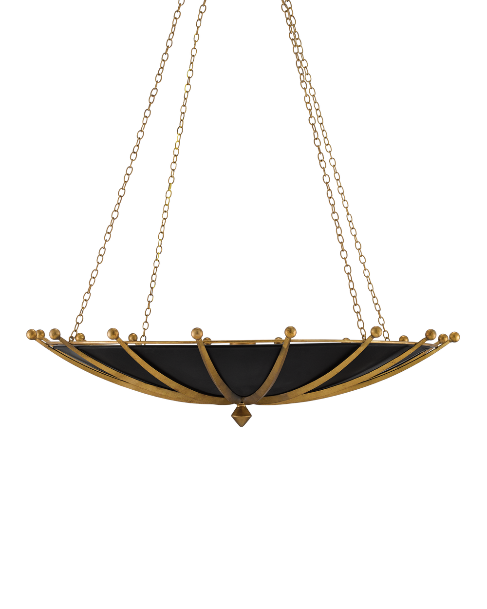 Fontaine Black & Gold Chandelier