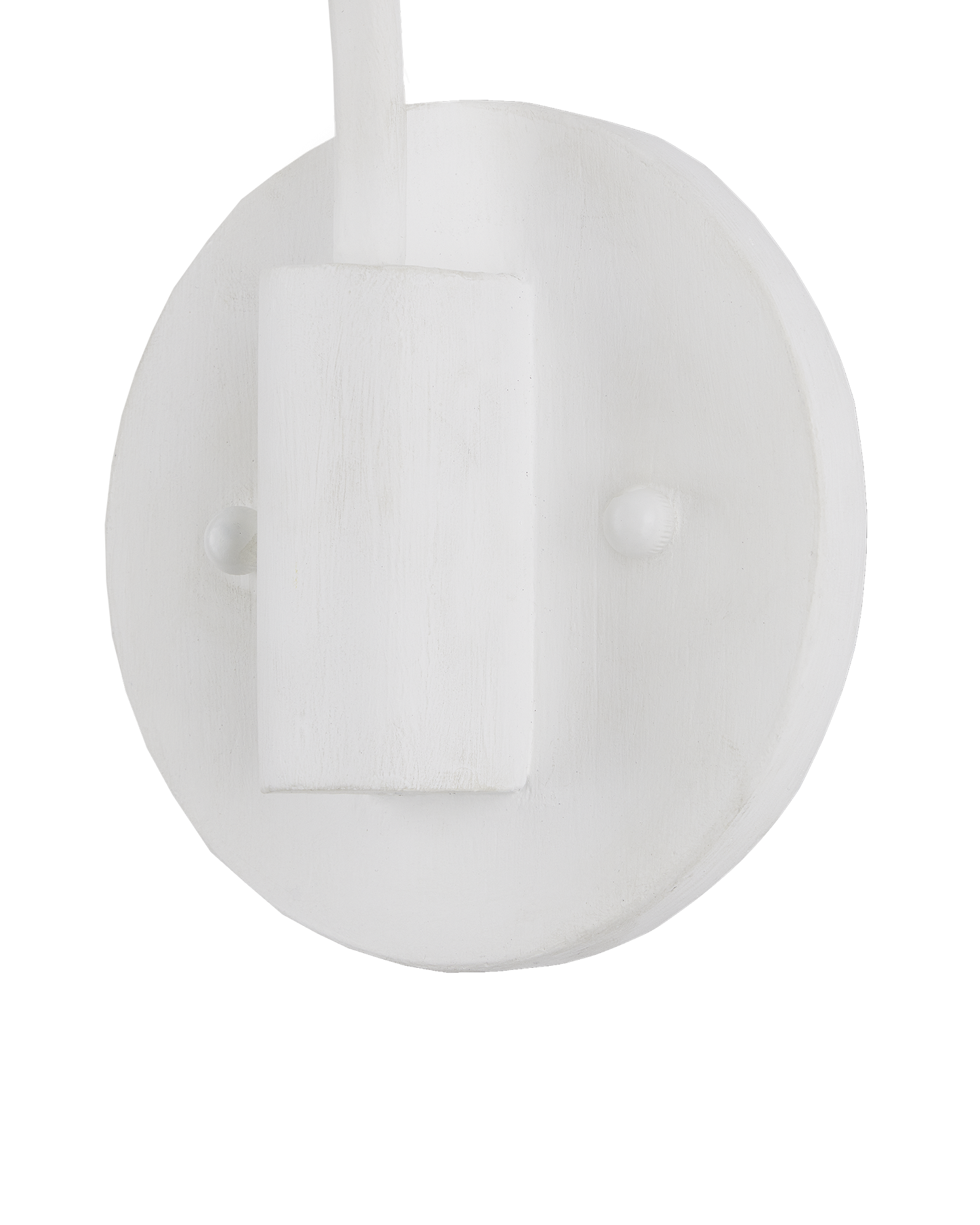 Basket White Swing-Arm Wall Sconce.