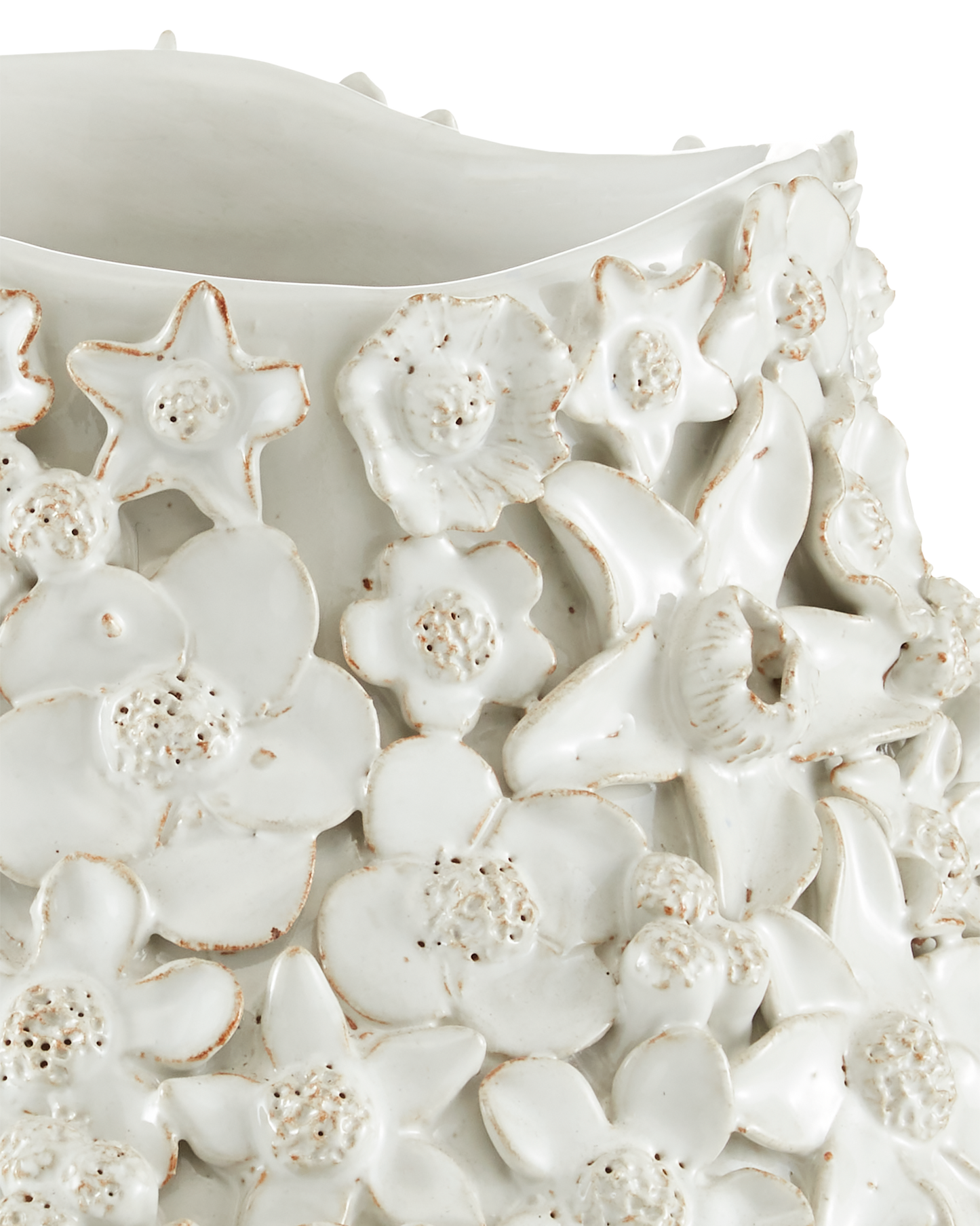 Jessamine White Vase.