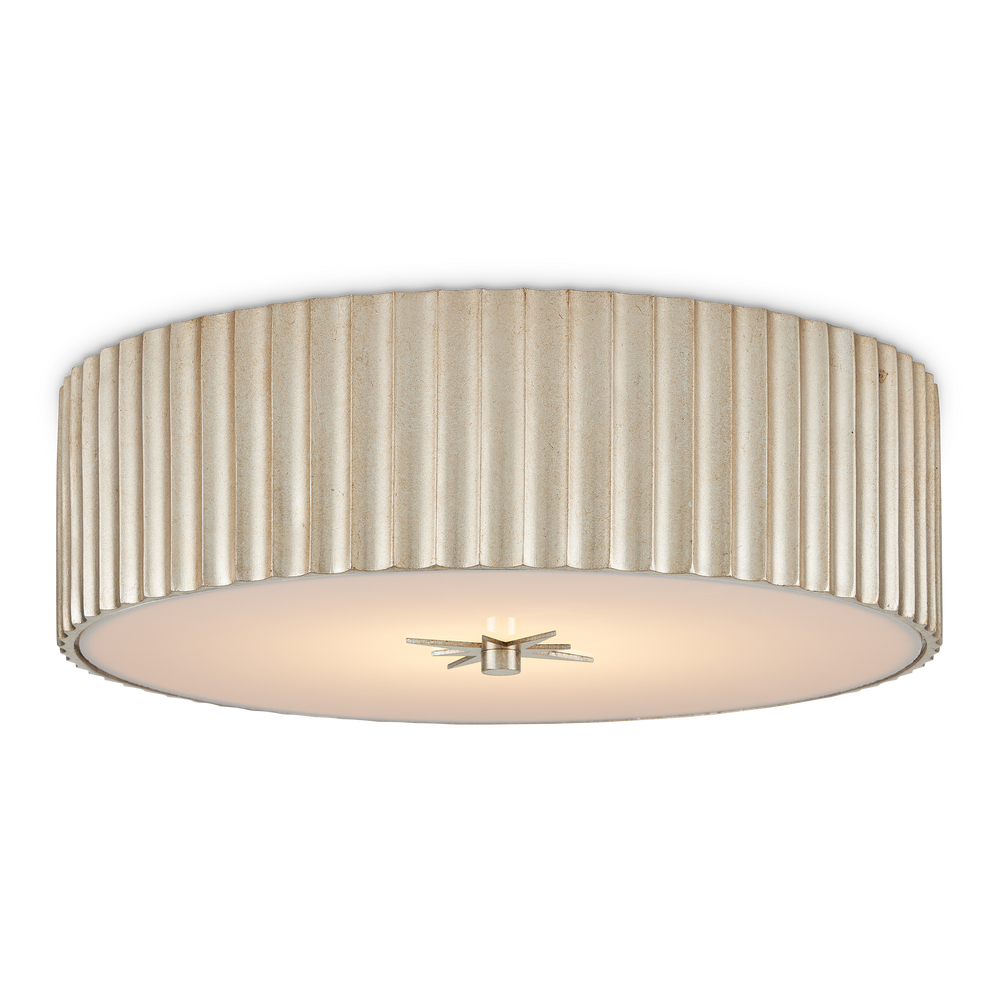 Caravel Silver Flush Mount