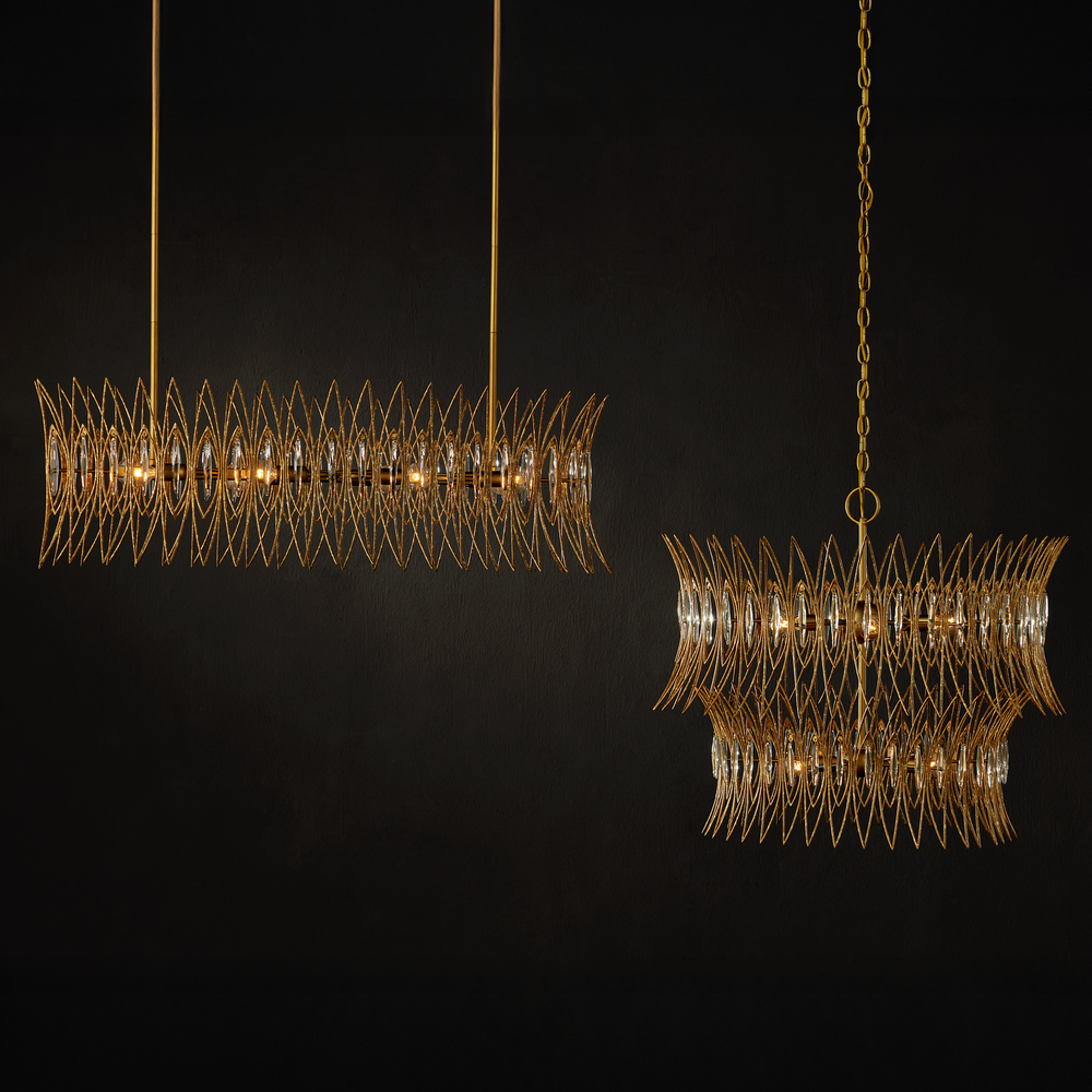 
                      
                        Marquise Oval Gold Chandelier
                      
                    