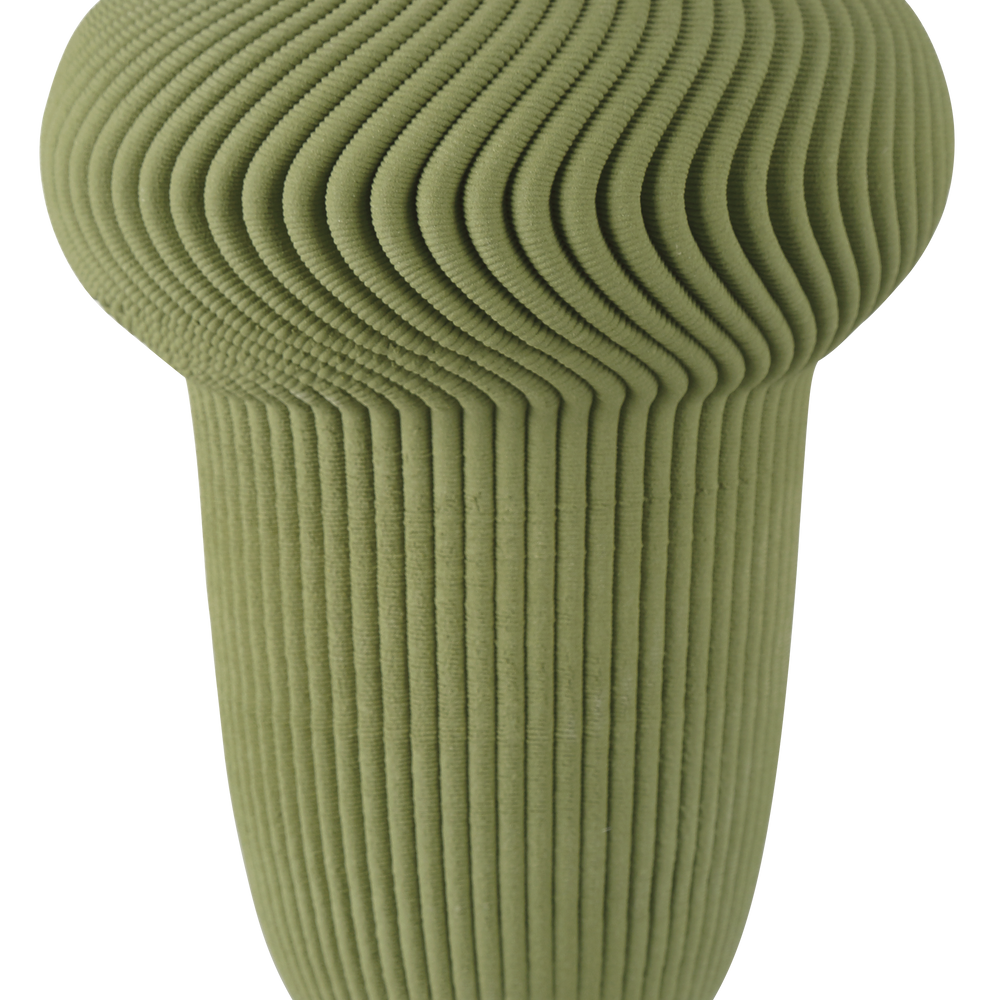 
                      
                        Green Plisse Large Vase.
                      
                    