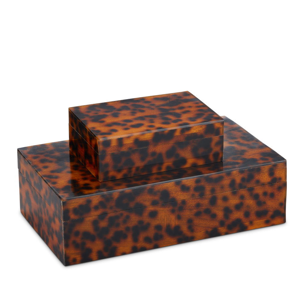 Faux Tortoise Box Set of 2.