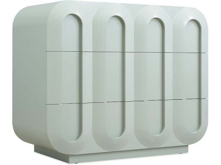 Commerce and Market Groove Three-Drawer Chest