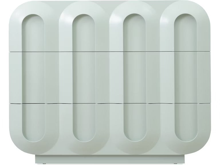 Commerce and Market Groove Three-Drawer Chest - Thumbnail 2