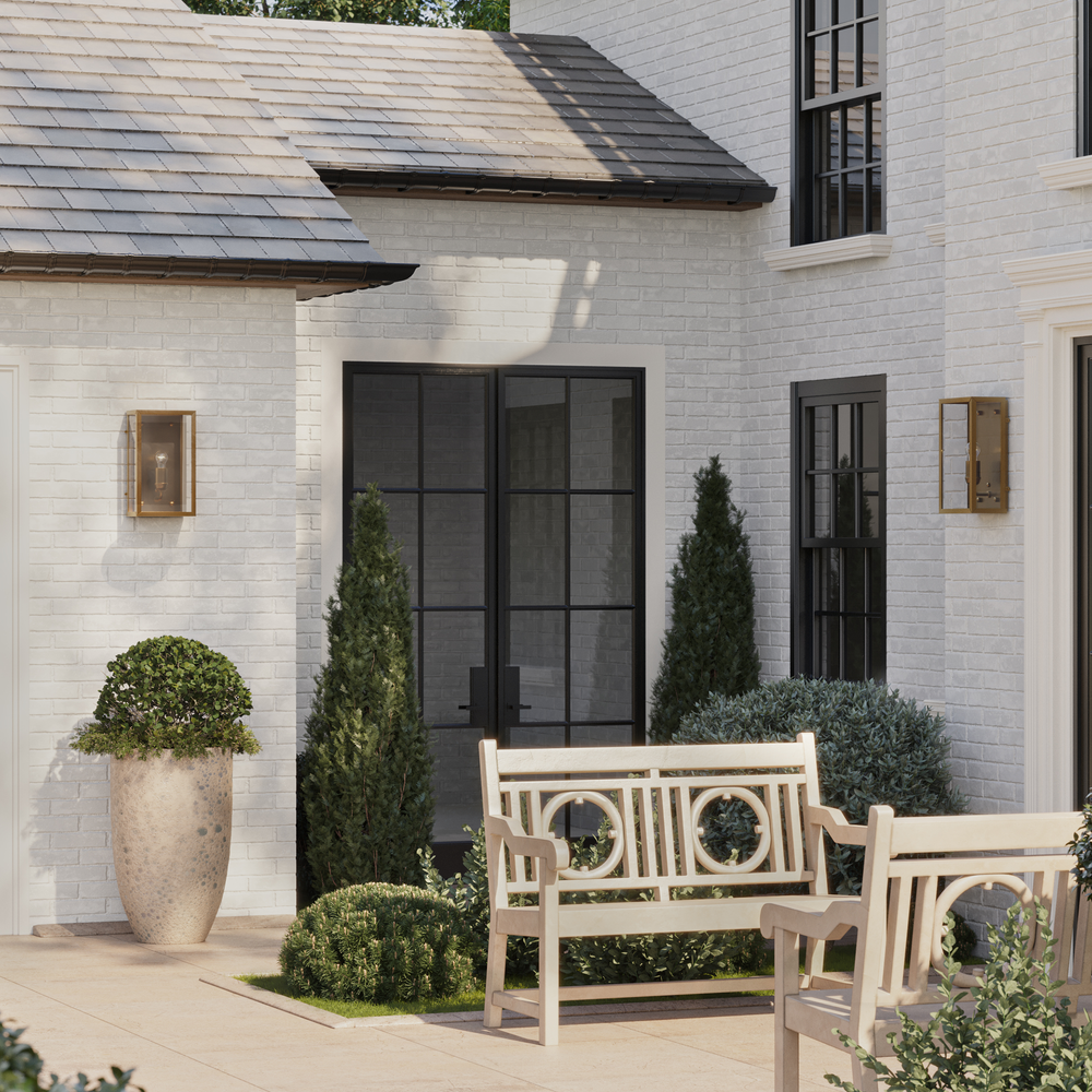 
                      
                        Royster Brass Outdoor Wall Sconce
                      
                    