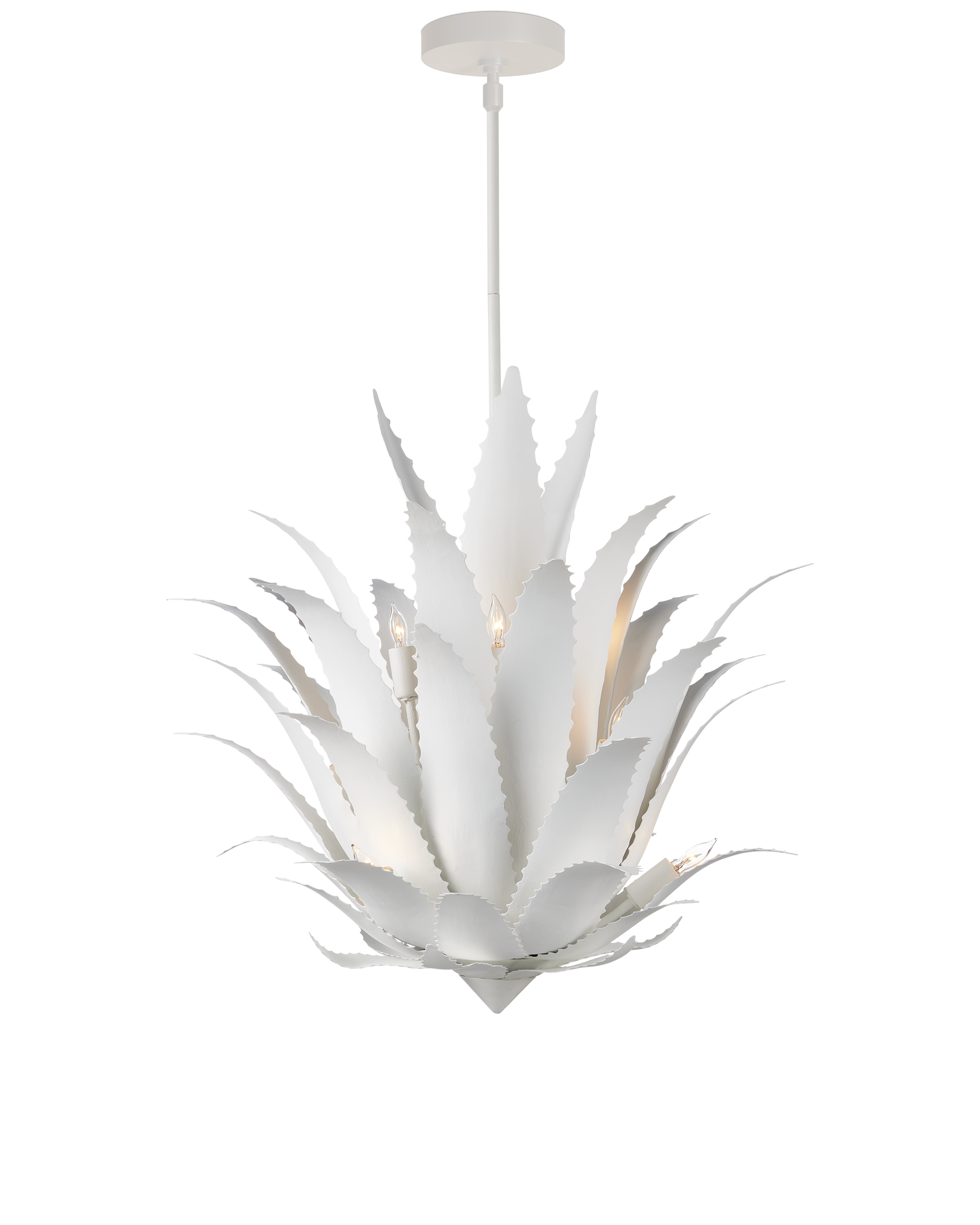 Agave White Chandelier - Thumbnail 5