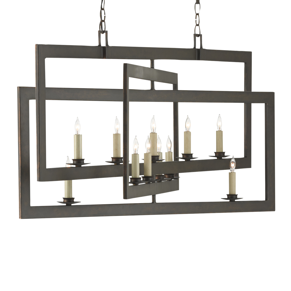 
                      
                        Middleton Rectangular Bronze Chandelier
                      
                    