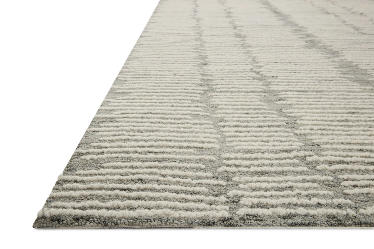 Loloi Tallulah Stone / Ivory 7'-9" x 9'-9" Area Rug