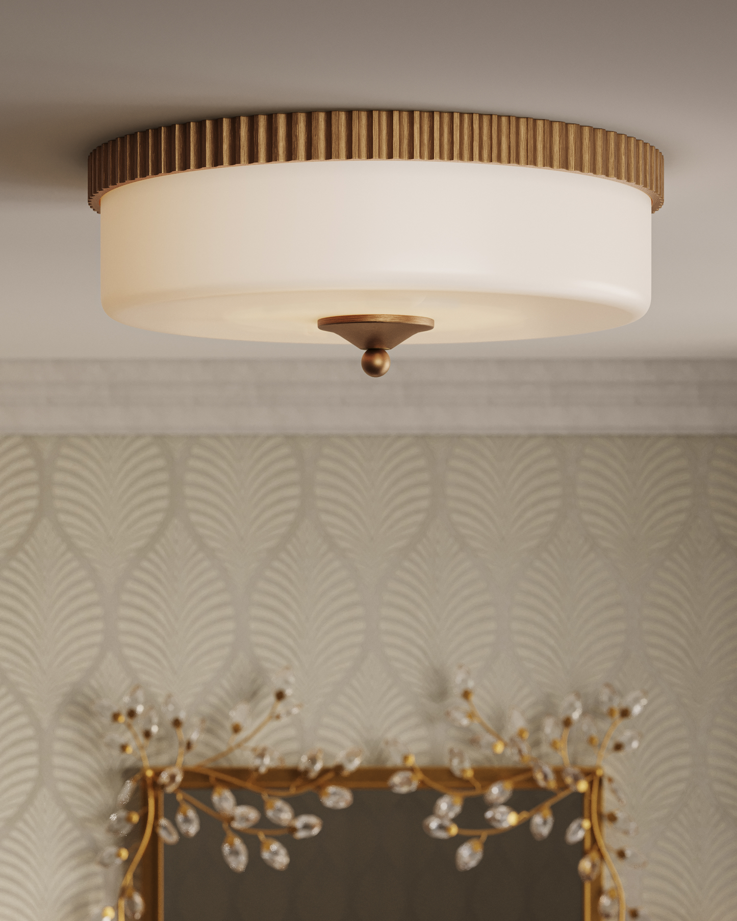 Bryce Gold Flush Mount.