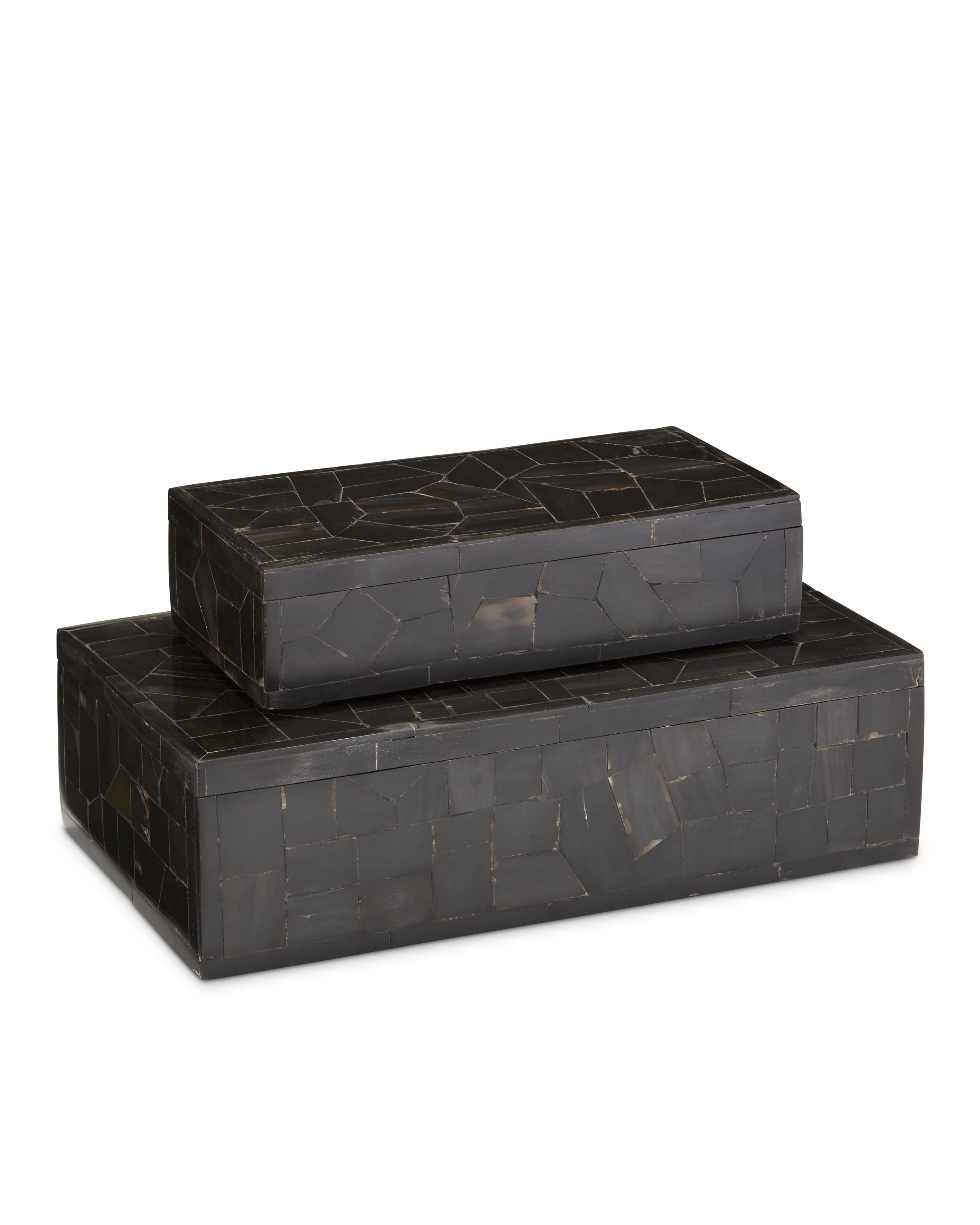 Currey & Company Bone Mosaic Box
