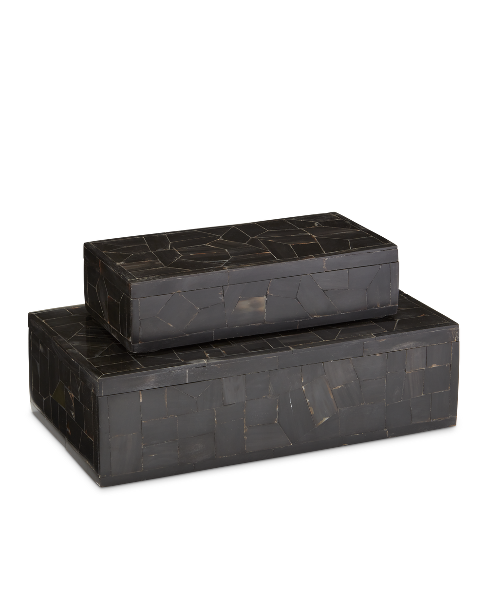 Black Bone Mosaic Box Set of 2.