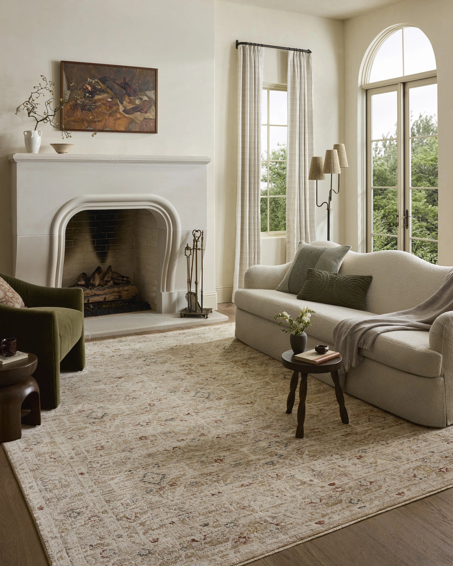 Loloi Clarisse Natural / Multi 2'-0" x 3'-0" Accent Rug