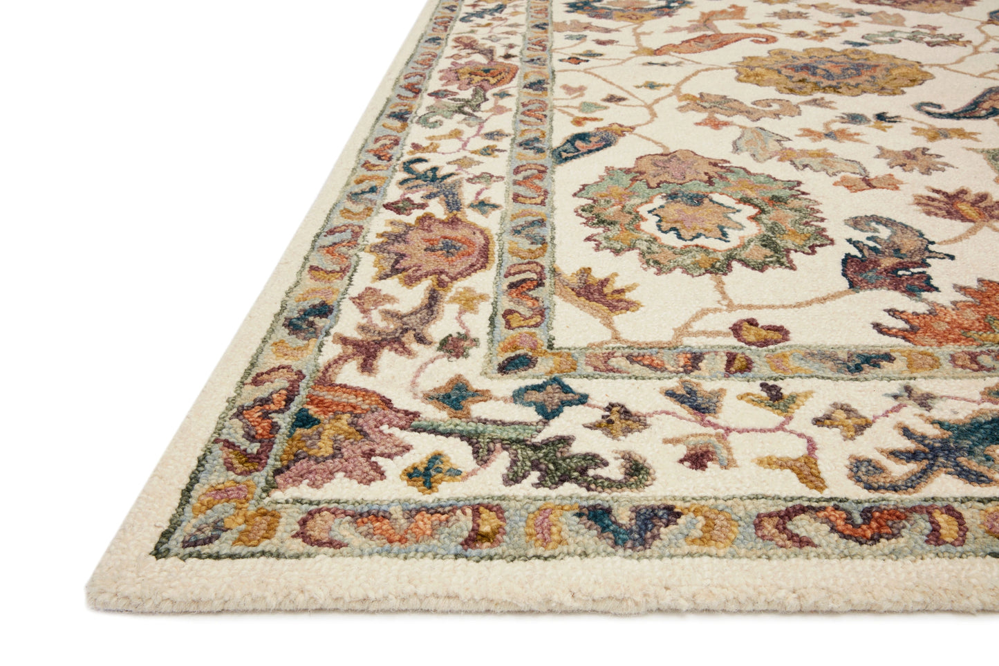 Loloi Padma White / Multi 9'-3" x 13' Area Rug