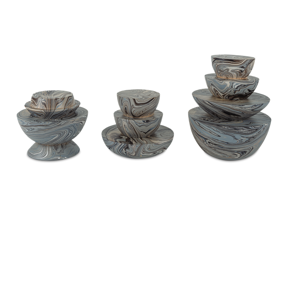 
                      
                        Marbleized Stacking Box Set of 3
                      
                    