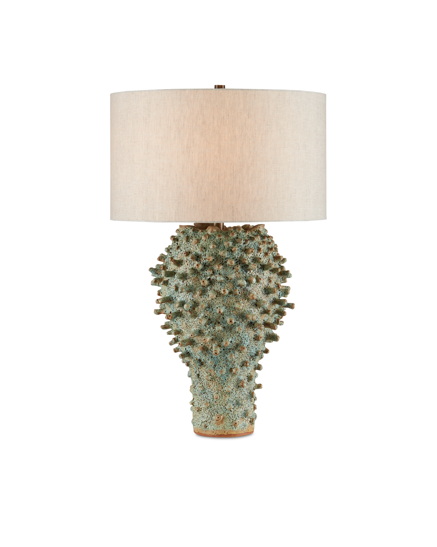 Sea Urchin Green Table Lamp.