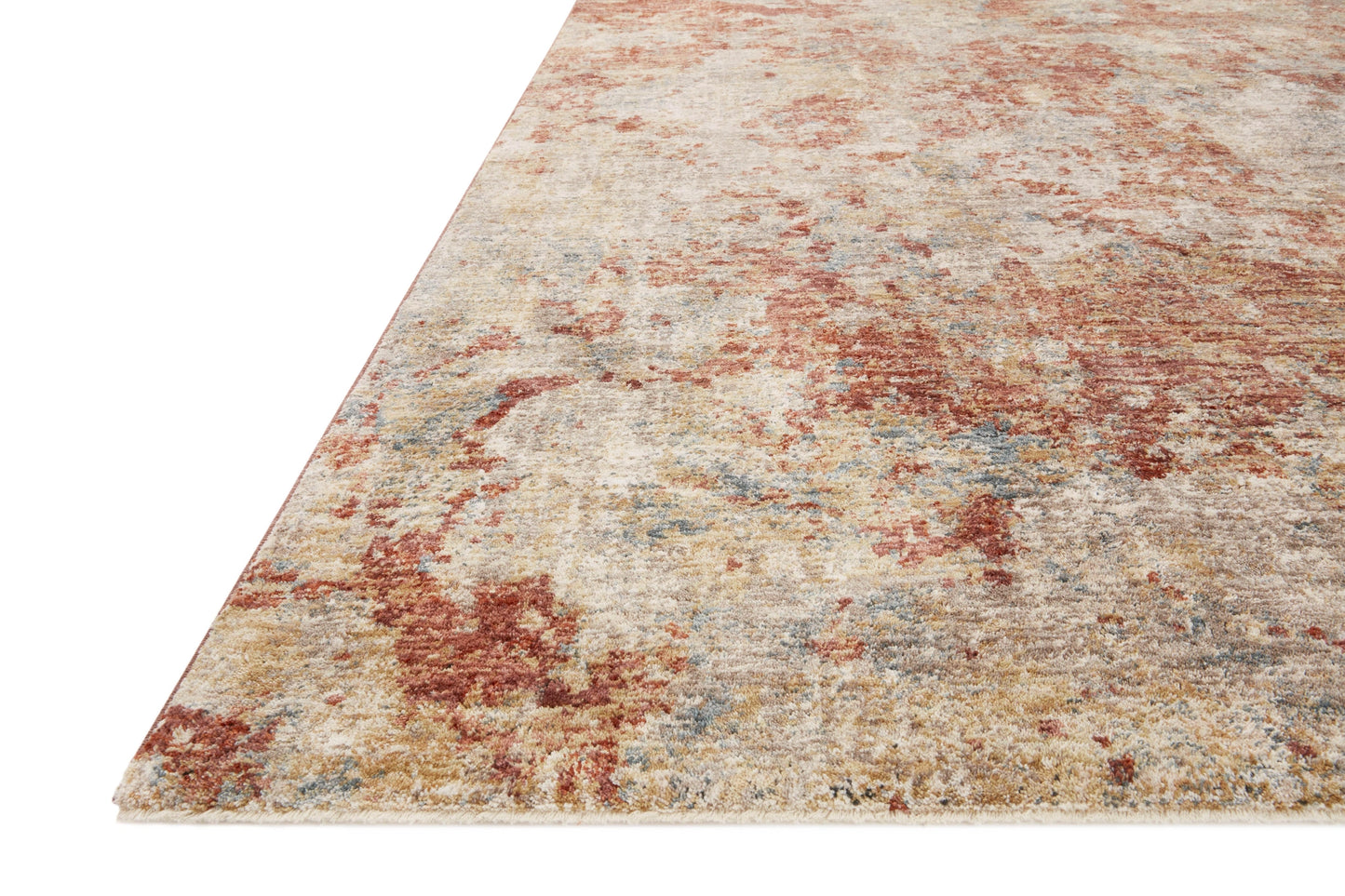 Loloi Gaia Taupe / Brick 2'-6" x 10'-0" Runner Rug