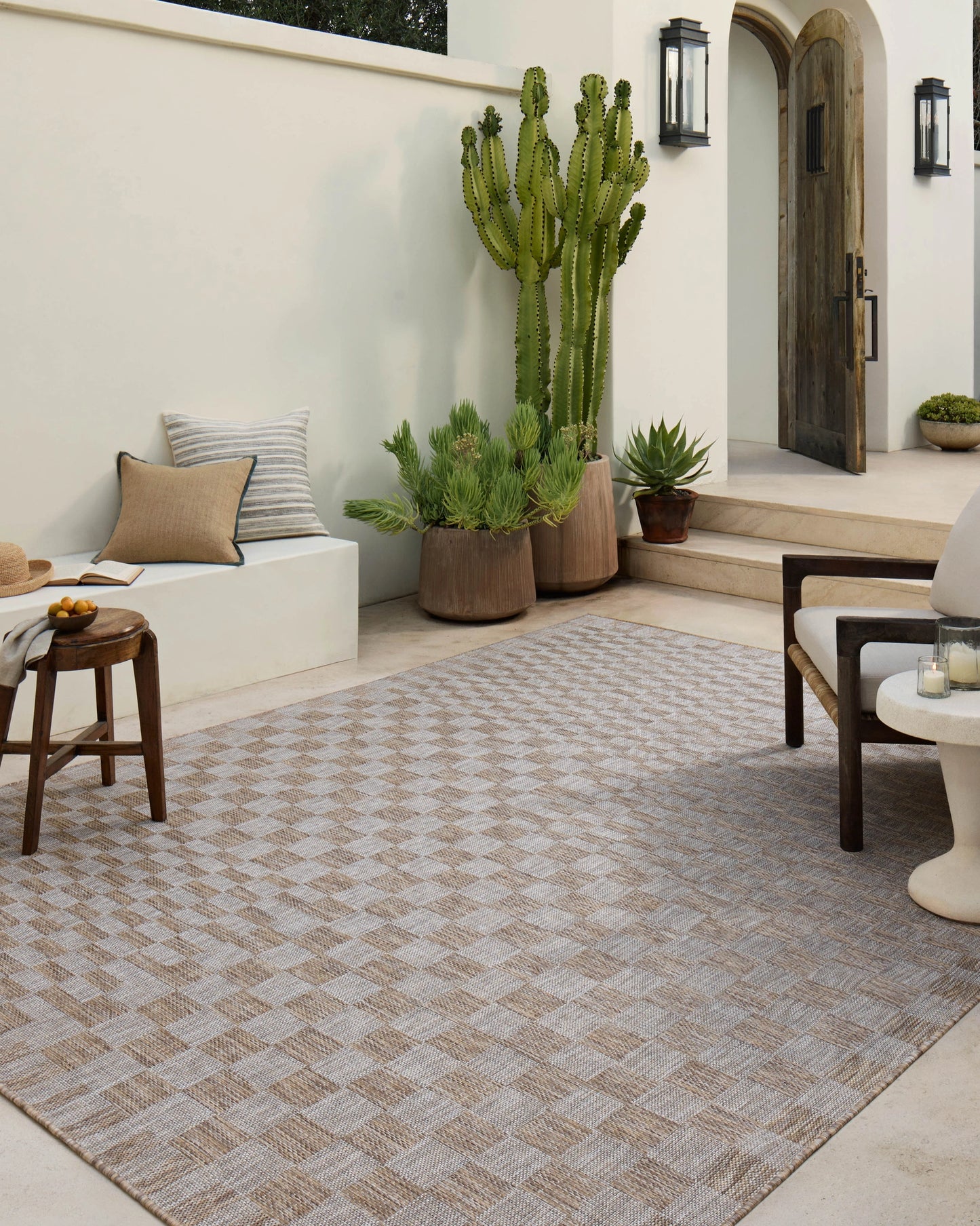 Amber Lewis x Loloi Topanga Natural / Dove 9'-2" x 12'-0" Area Rug