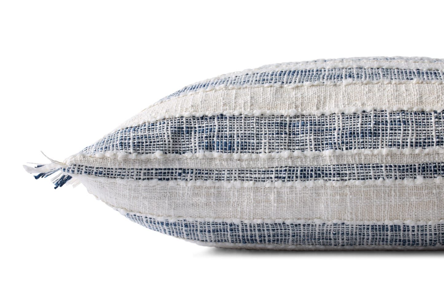 Loloi PLL0134 Blue / Ivory 22'' x 22'' Cover w/Down Pillow