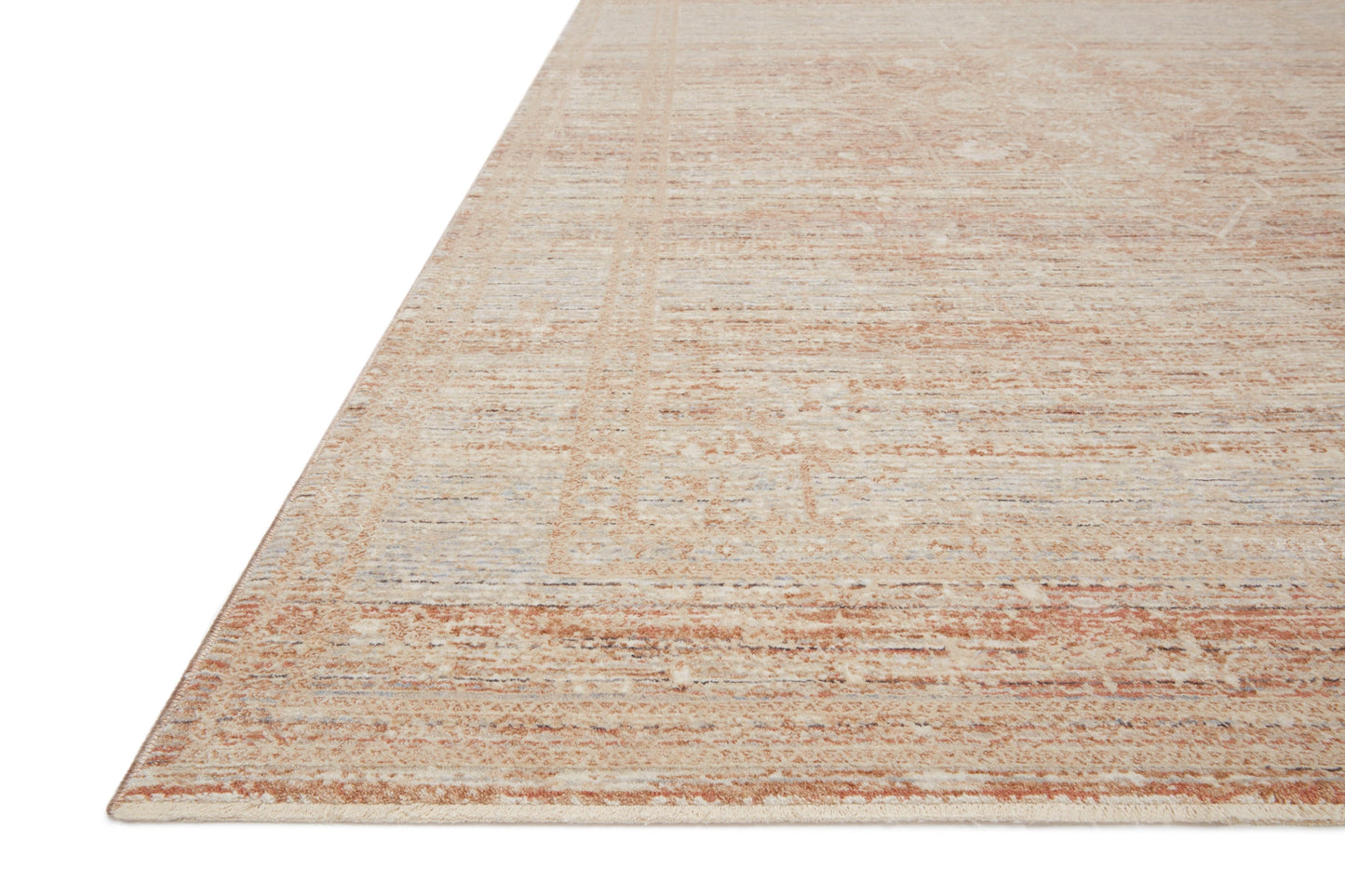 Loloi Faye Terracotta / Sky 9'-6" x 13'-1" Area Rug