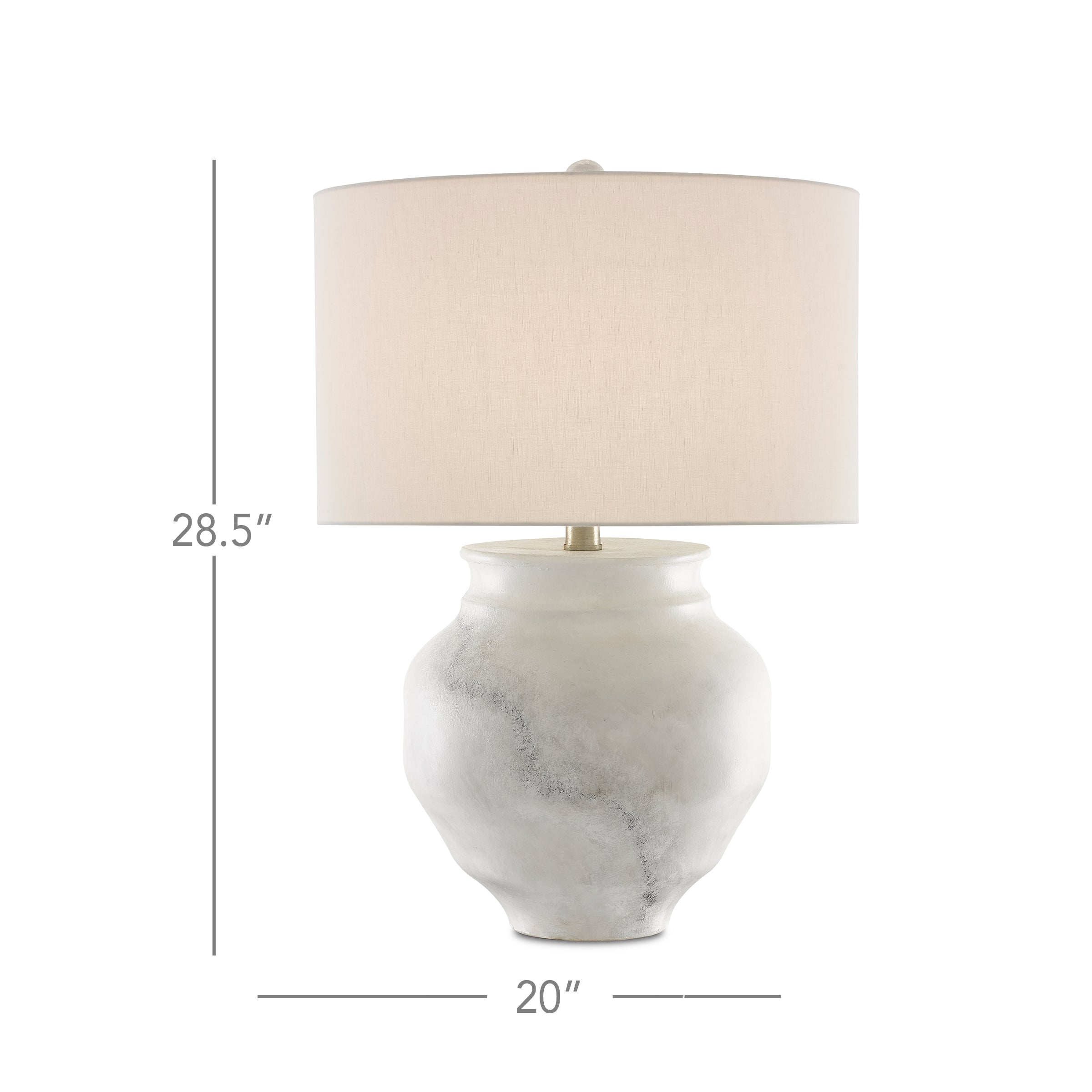 Kalossi White Table Lamp - Thumbnail 3