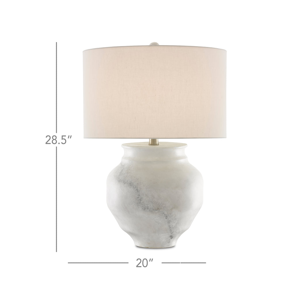 
                      
                        Kalossi White Table Lamp.
                      
                    