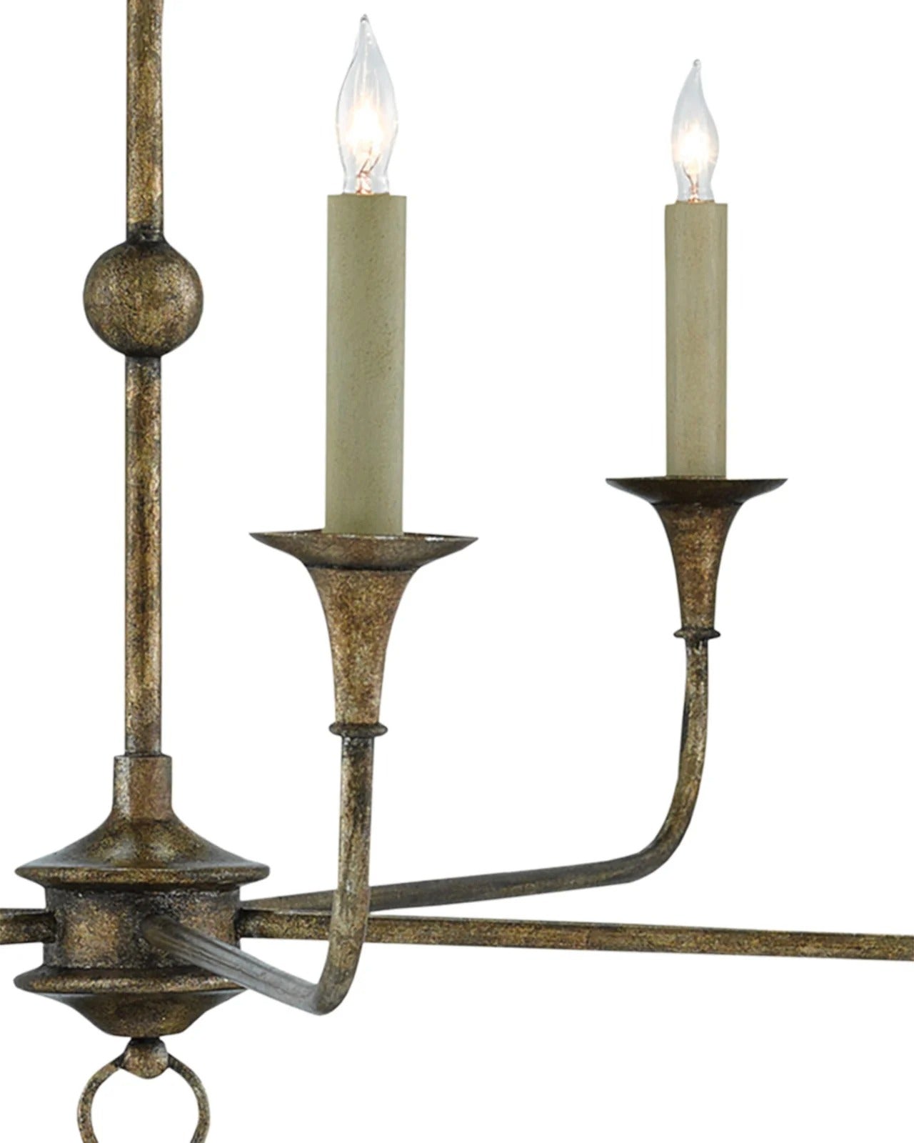 Nottaway Small Bronze Chandelier - Thumbnail 5