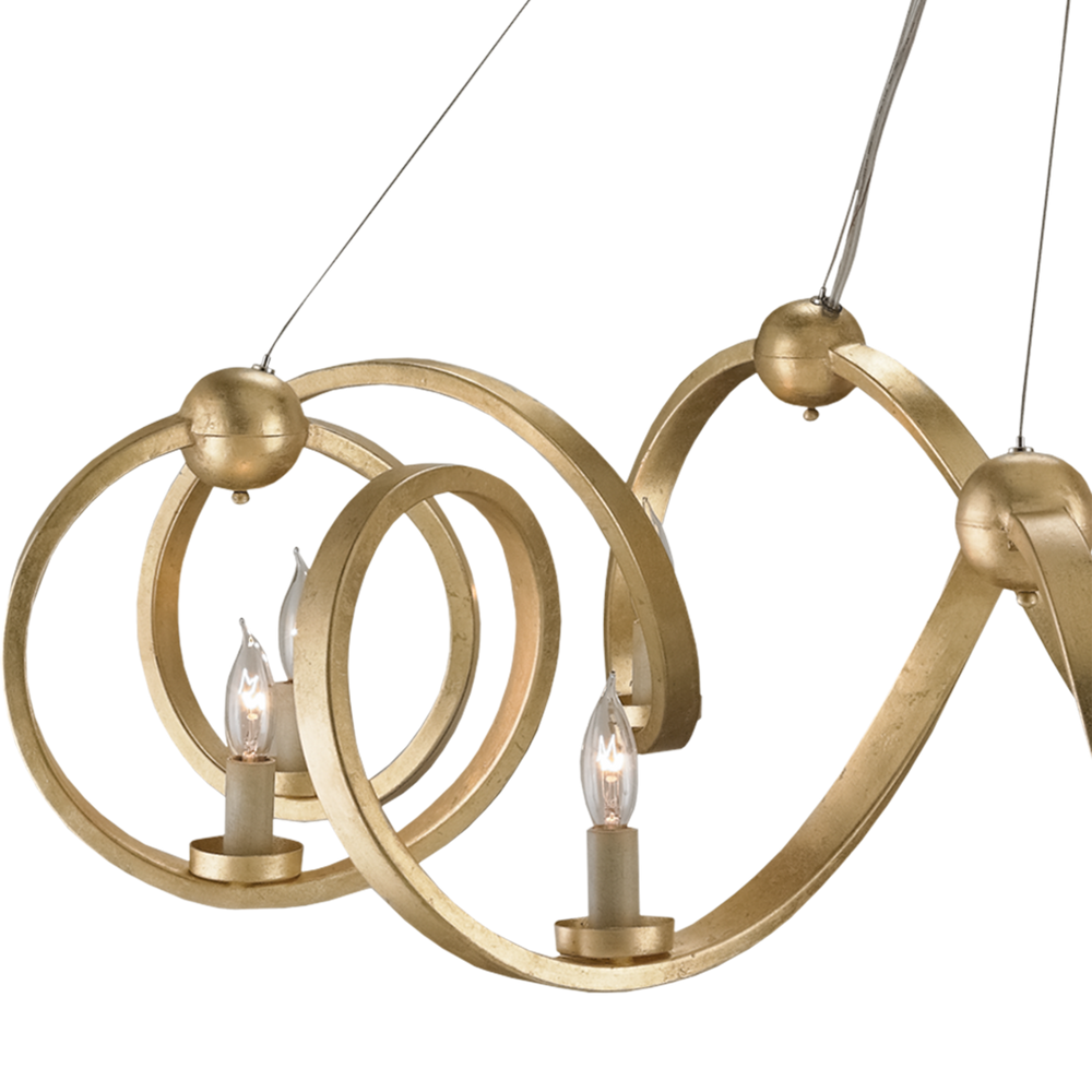 Ringmaster Gold Chandelier