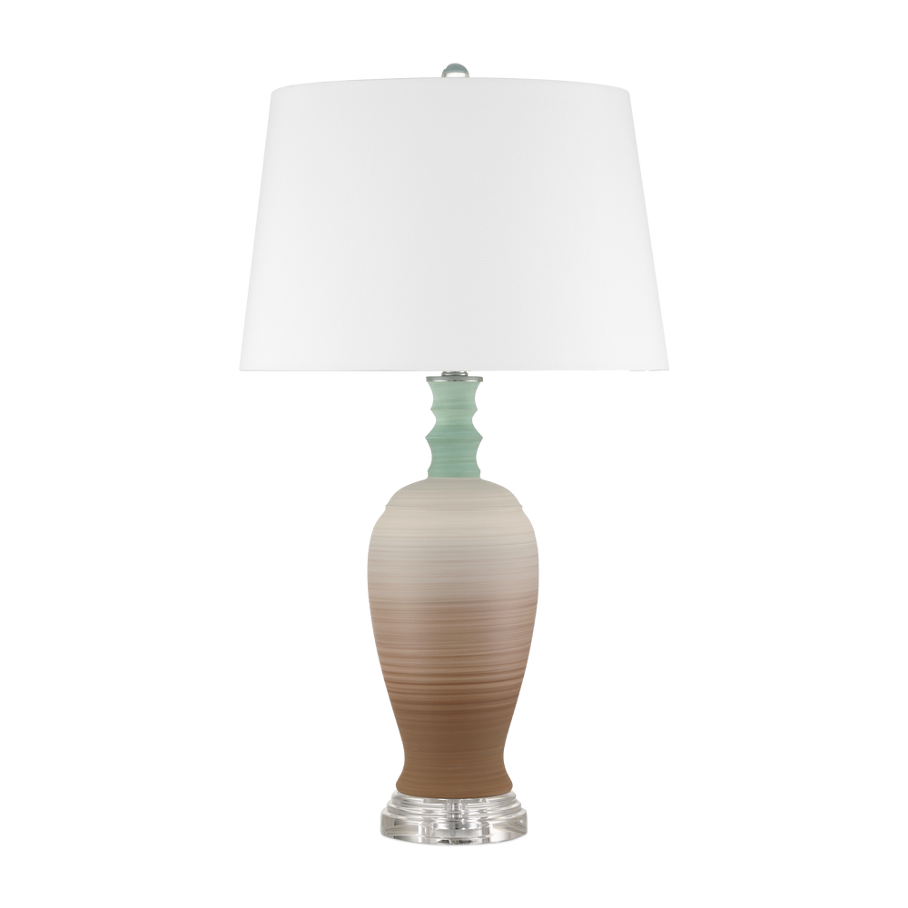
                      
                        Happy 80's Brown & Pale Blue Table Lamp
                      
                    
