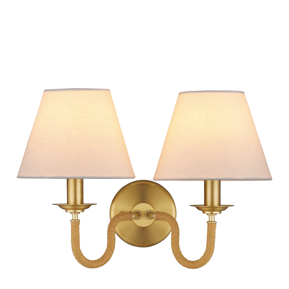 
                      
                        Adala Brass Wall Sconce
                      
                    