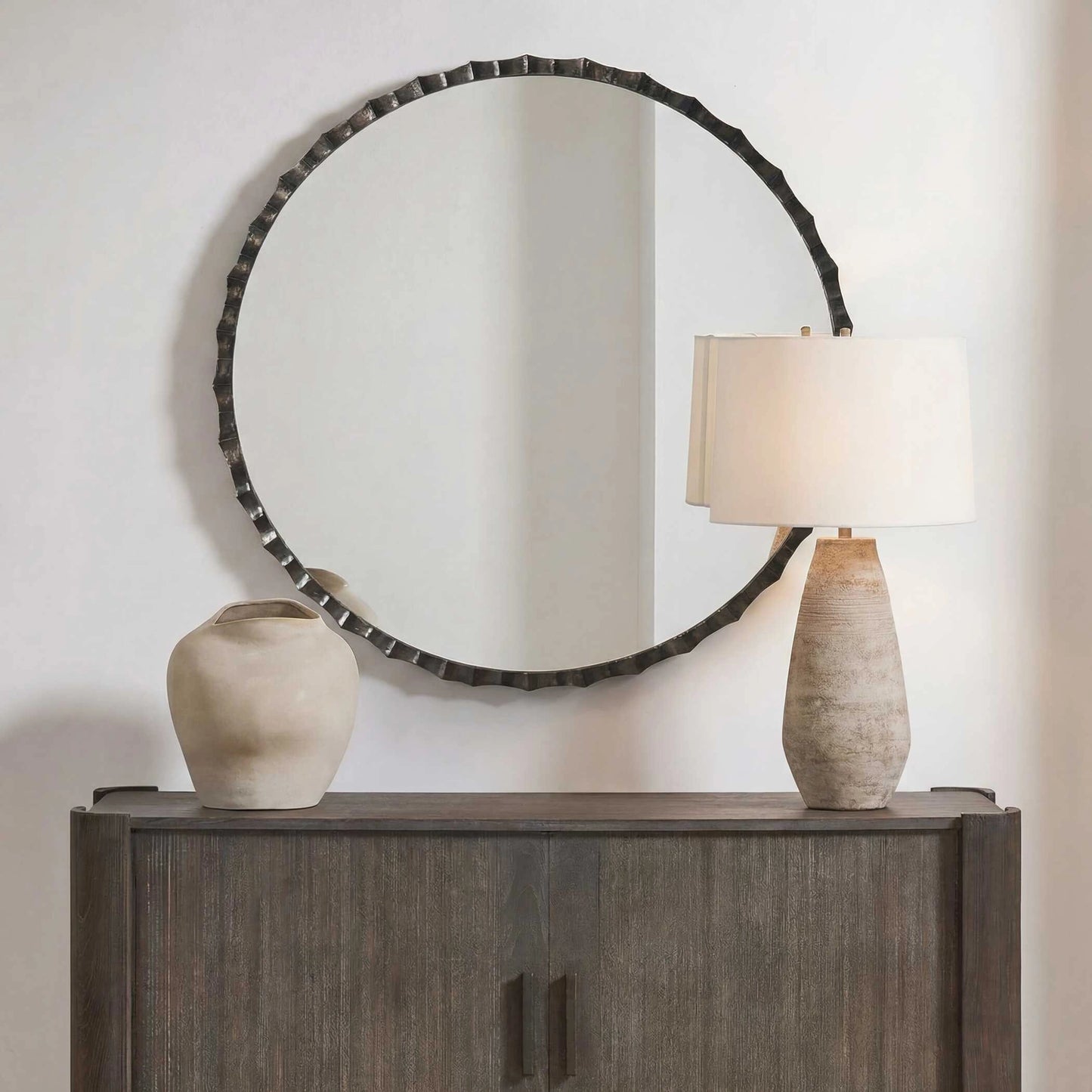 Uttermost Grander Round Mirror