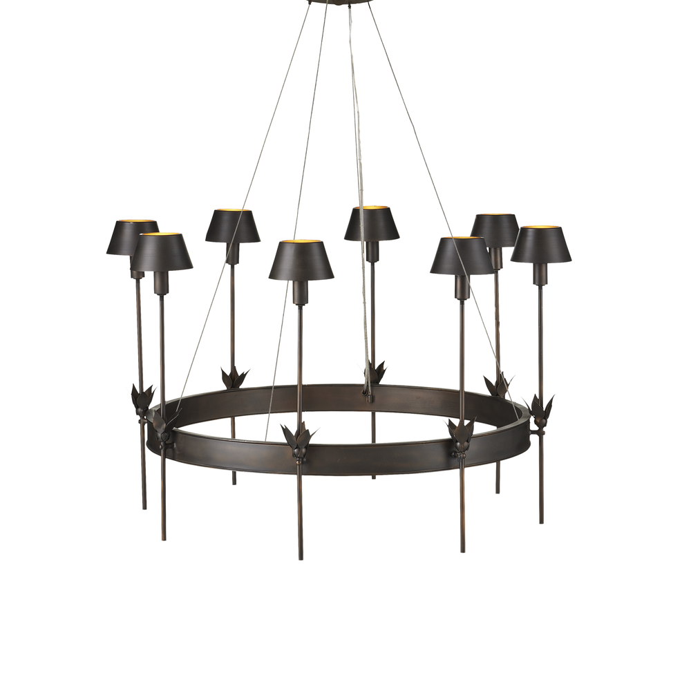 Coterie Bronze Chandelier