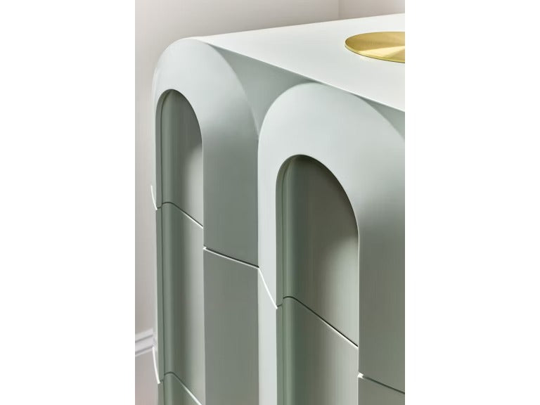 
                      
                        Commerce and Market Groove Three-Drawer Chest
                      
                    