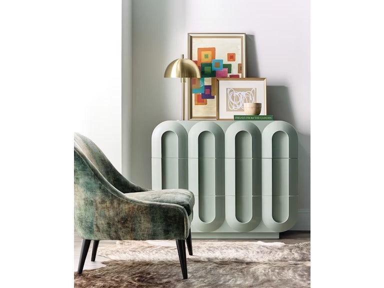 Commerce and Market Groove Three-Drawer Chest - Thumbnail 3