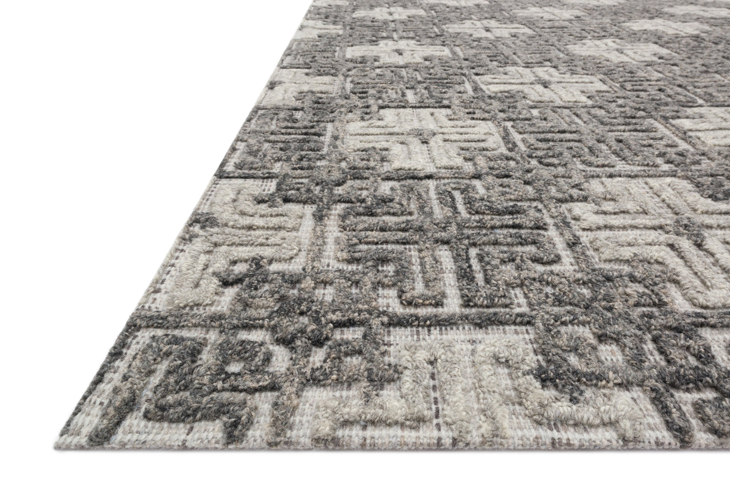 Loloi Ehren Charcoal / Fog 5'-0" x 7'-6" Area Rug