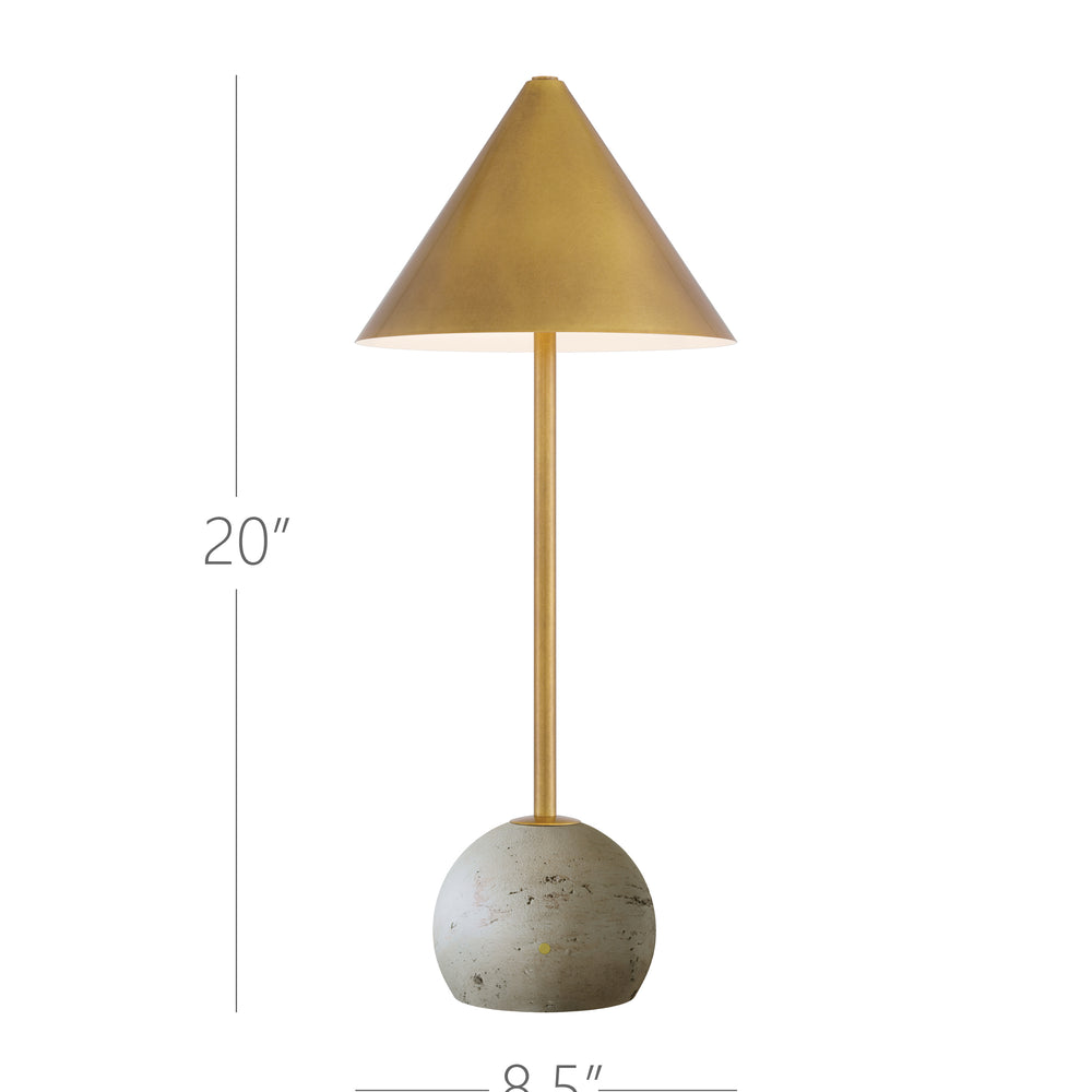 
                      
                        Journey Natural & Brass Cordless Table Lamp
                      
                    