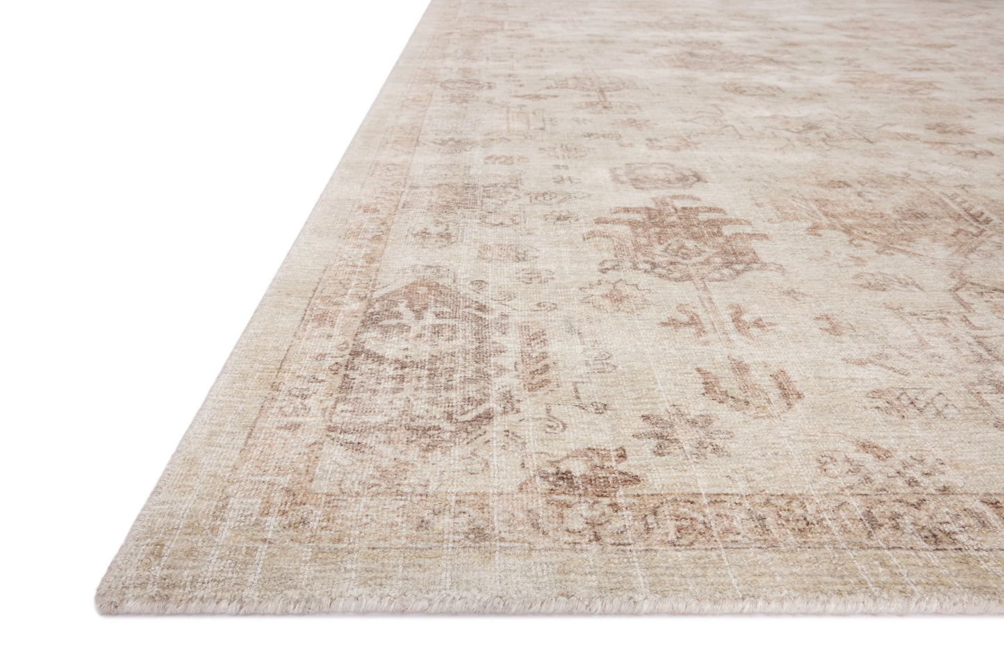 Loloi Marcella Sand / Terracotta 2'-0" x 3'-0" Accent Rug