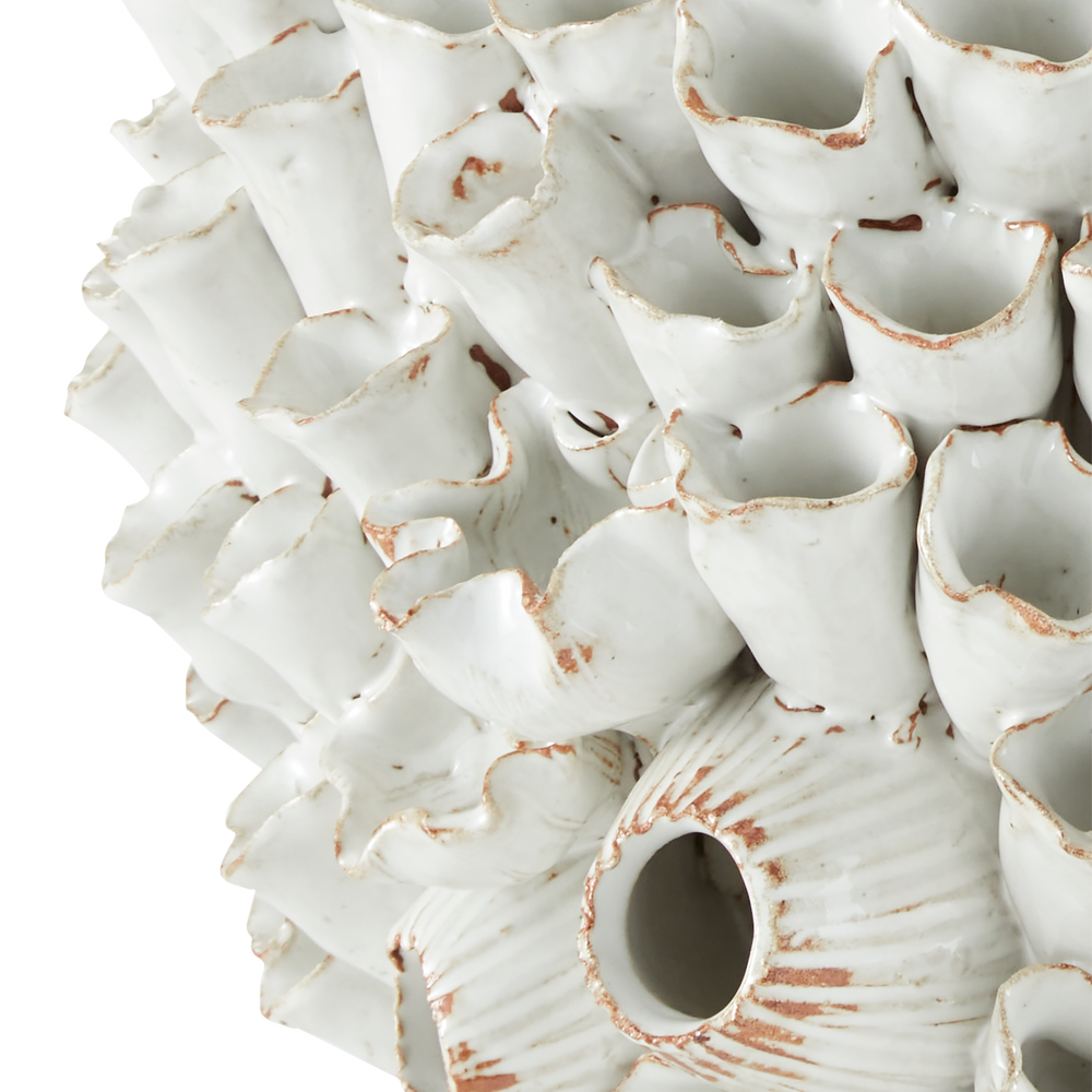 Manitapi Medium White Vase.