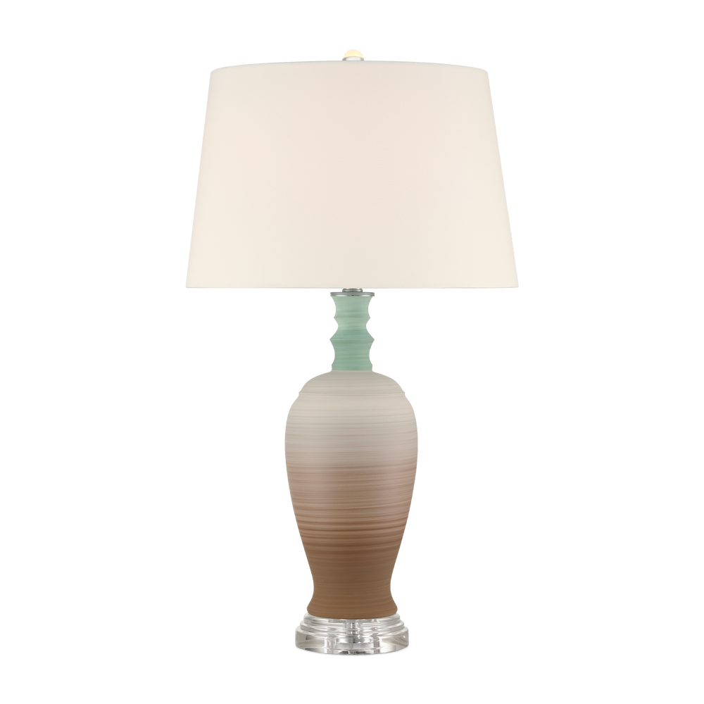 
                      
                        Happy 80's Brown & Pale Blue Table Lamp
                      
                    