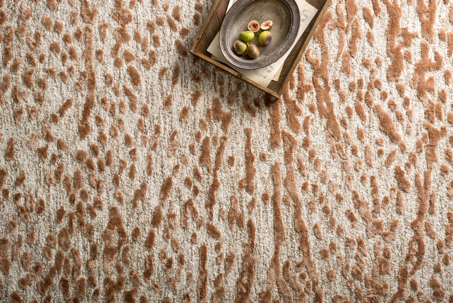 Loloi Juneau Oatmeal / Terracotta 9'-3" x 13' Area Rug